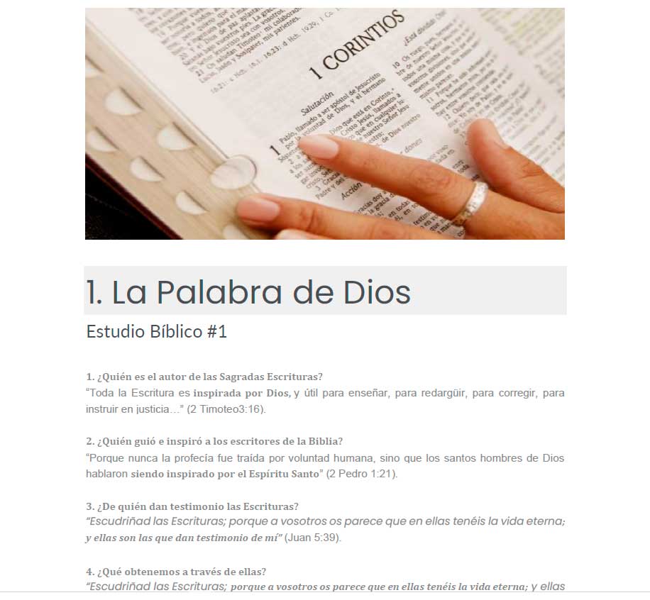 La Palabra de Dios​